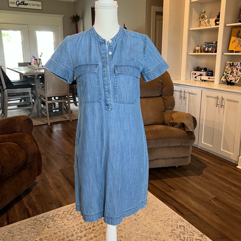 Jcrew chambray dress